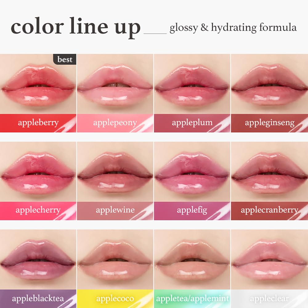 Korean Apple Lip Tint Stain Trio
