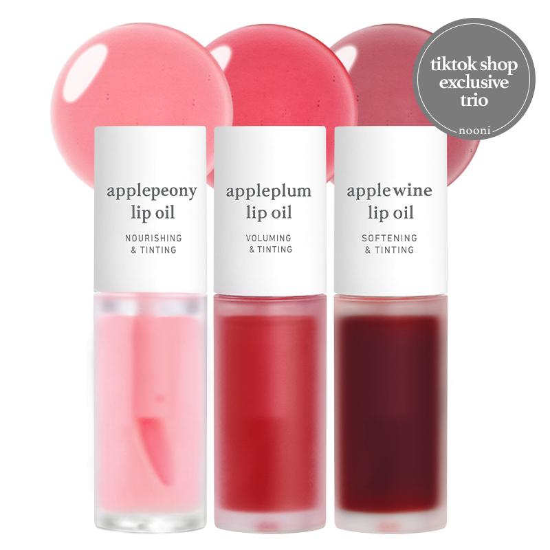 Korean Apple Lip Tint Stain Trio