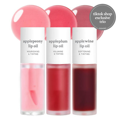 Korean Apple Lip Tint Stain Trio